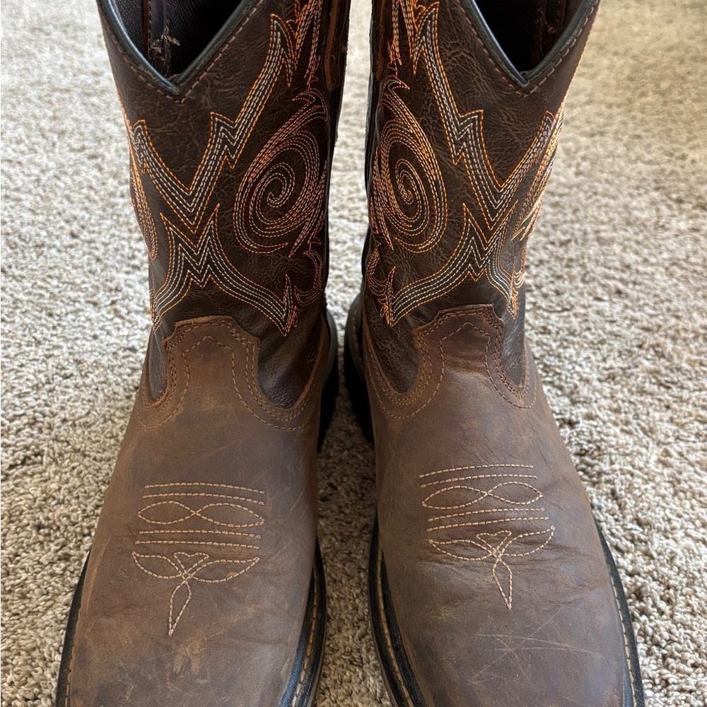 Georgia Boot Brown Cowboy Western Boots